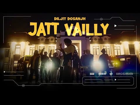 Diljit Dosanjh: Jatt Vailly (Official Video) Ghost | Thiarajxtt | Chani Nattan